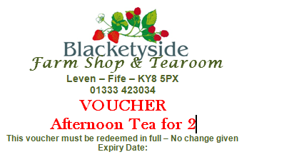 Afternoon Tea Voucher